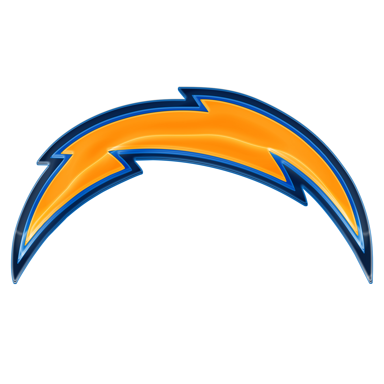 Los Angeles Chargers Crystal Logo vinyl decal